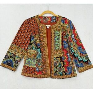 EUC Muse by Boston Proper Boho Maximalist Blazed size 4